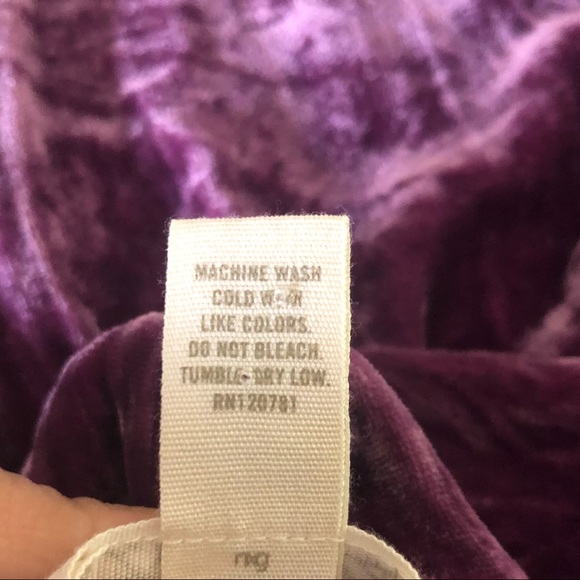 Peek Fleur Des Champs Floral Dress Size Large 10 purple velvet - Picture 2 of 9